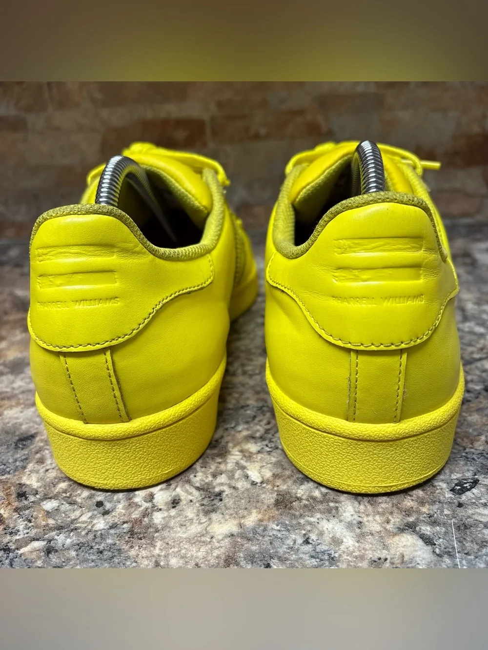 Adidas Originals x Pharrell Williams Superstar Supercolor Yellow Size 10